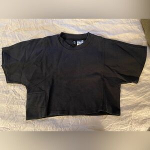 Adidas Cropped Tshirt black Size XS
